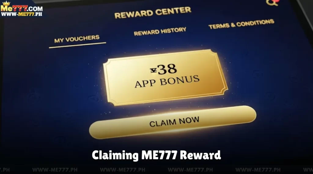 Claiming ME777 Reward